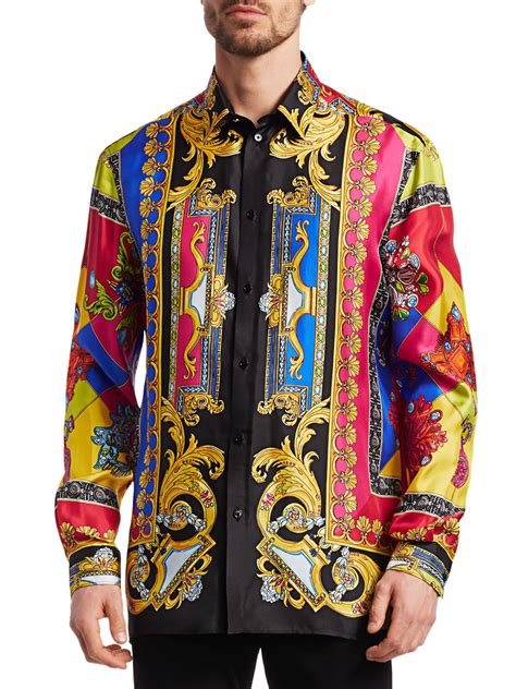 Versace Silk Button 